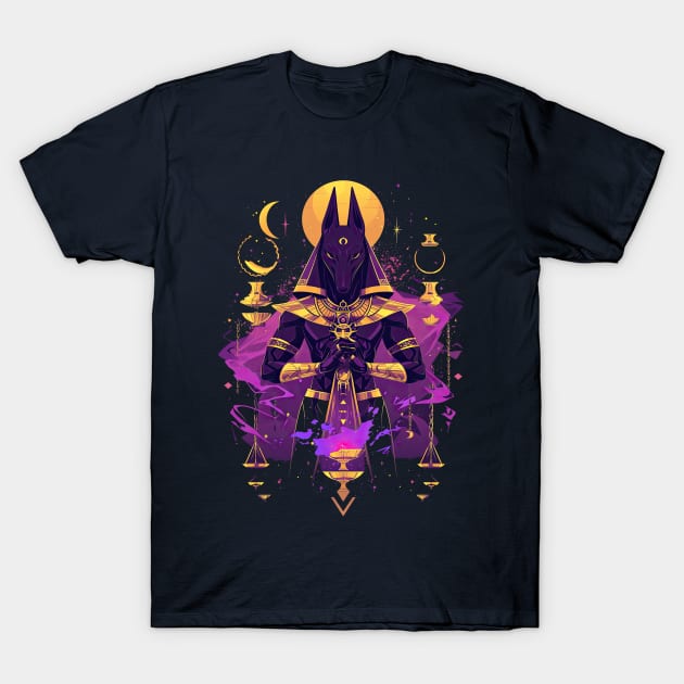 Anubis design T-Shirt by obstinator